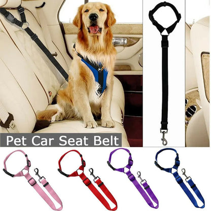 Adjustable Pet Dog Car Seat Belt Safety Vehicle