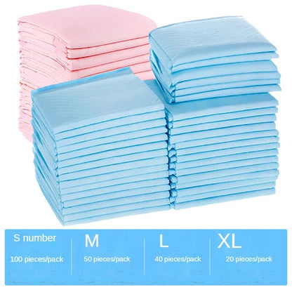 100pcs Dog Training Pee Pads Super Absorbent Pet Diaper Disposable