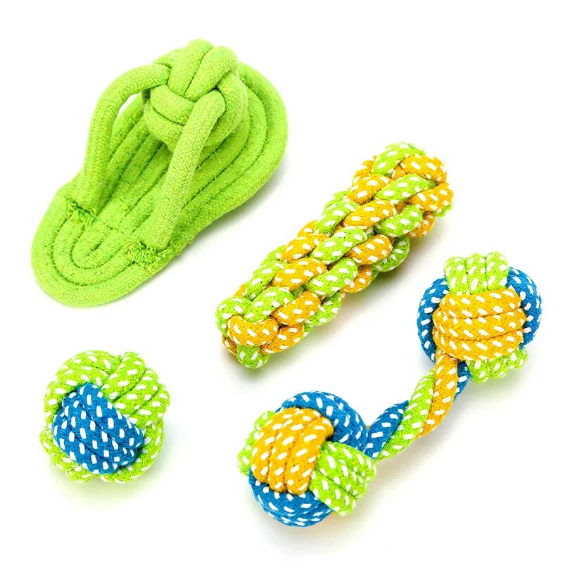 Pet Chew Toys Cotton Ropes Interactive 3, 4, 7, 8 pack