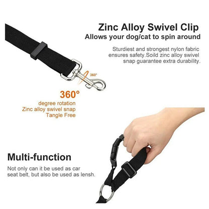 Adjustable Pet Dog Car Seat Belt Safety Vehicle