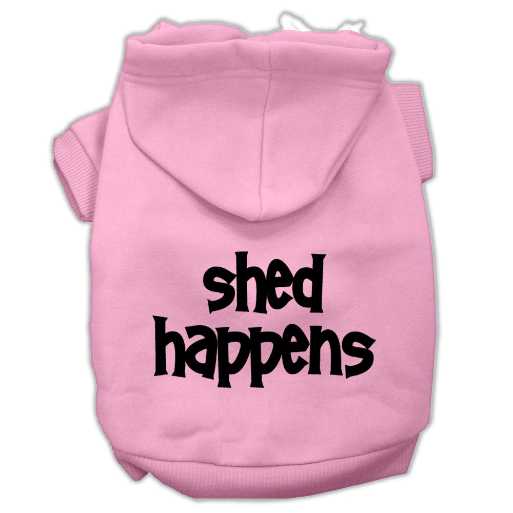 Mirage Pet 62-49 XXLLPK Shed Happens Screen Print Pet Hoodie