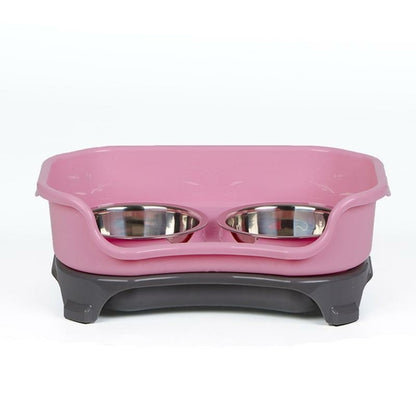 Pet Dog Cat Double Basin Splash-proof Bowl