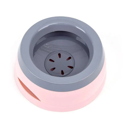 Travel Car Anti-skid Splash-proof Floating Non-wetting Feeder Portable Pet Bowl