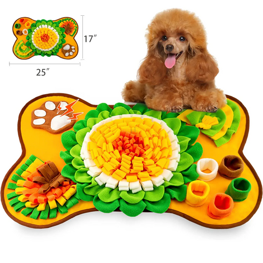 Large Snuffle Mat for Pet Interactive Training and Stress Relief Feeding Mat Slow Feeder Dog Treat Mat Dog Toy