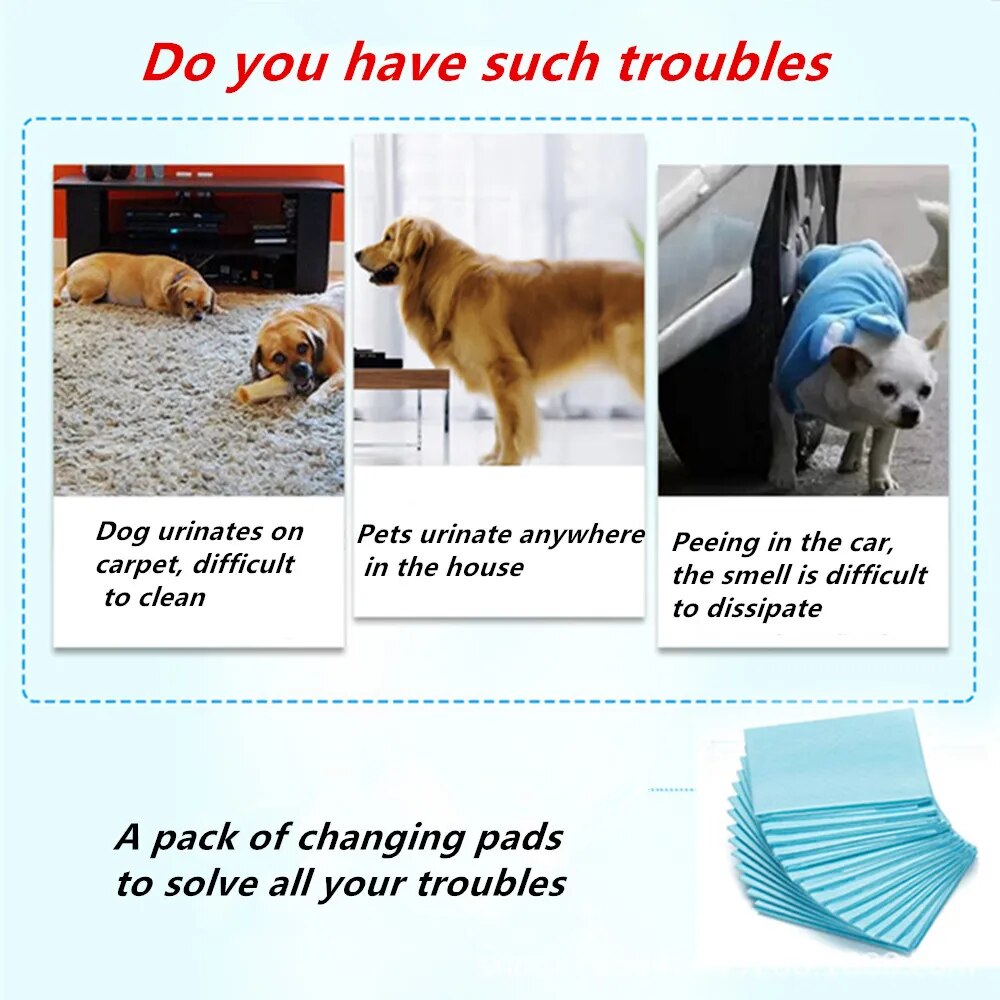 10PCS Pads Training For Pet Pee Pads Disposable Absorbent Diaper Mat