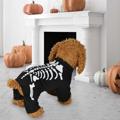 Halloween Skeleton Dog Costume for Dogs & Cats