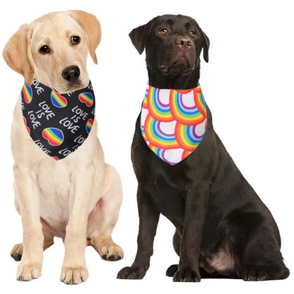 Love is Love Dog Bandana Pride Month June Rainbow