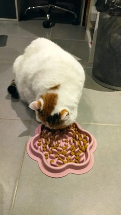 Silicone Pet Licking Slow Food Non-slip Placemat Pet Bowl