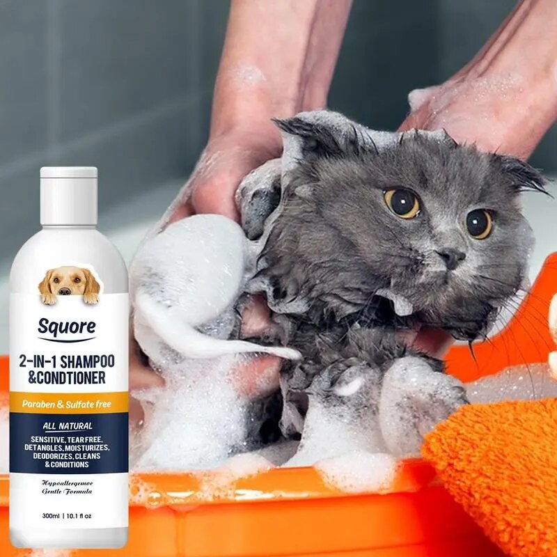 Pet Shampoo And Conditioner 2 In 1 Pet Shower Gel PH Balanced