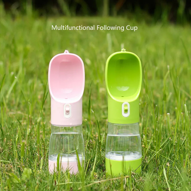 Pet Dog Water Bottle Feeder Bowl Outdoor Travel