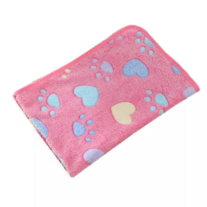 Soft Fluffy Pet Blanket Winter Warm  Warm and Comfortable Cute Pet Bed Sheet Cushion Blanket