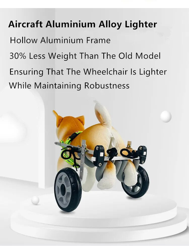 Disabled pet Wheelchair Adjustable Hindlimb Walker Elderly pet Forelimb Paralysis Aid Wheelchair Hind Legs&nbsp;pet Walker