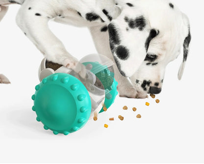 Pet Food Interactive Tumbler Dog Toy Slow Feeder Food Treat Dispenser