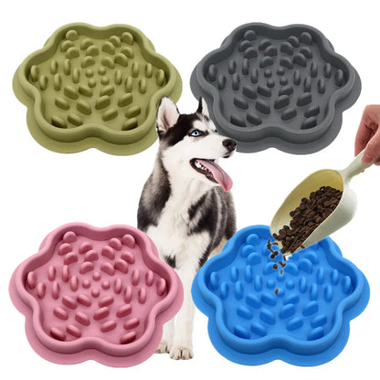 Silicone Pet Licking Slow Food Non-slip Placemat Pet Bowl