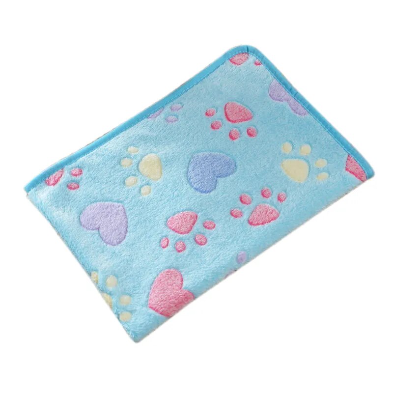 Soft Fluffy Pet Blanket Winter Warm  Warm and Comfortable Cute Pet Bed Sheet Cushion Blanket